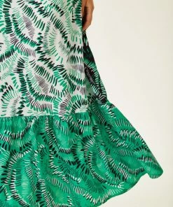 Liquorish Oversized cami maxi dress in contrast colours - Green -Liquorish Sales Store 04e9a650b4ca4c60a390f7cd1543fa81