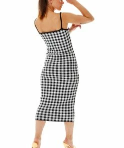 Liquorish Knitted Dress in Black and White Check - Black/White -Liquorish Sales Store 098f11501a184dbb80a7bcb7d1414e04 scaled