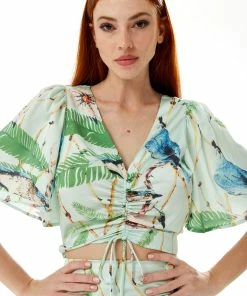 Liquorish Bird Print Ruched Front Crop Top in Mint Green 11 Liquorish Bird Print Ruched Front Crop Top in Mint Green -Liquorish Sales Store 0fa057b66acb4a868014b62cb0fa363f scaled