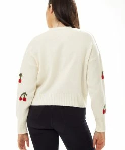 Liquorish Cherry Pattern Cardigan - Cream -Liquorish Sales Store 15c4c6e956a94d66a780024e95621967 scaled