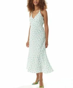 Liquorish Green Floral Midi Dress with Open Back -Liquorish Sales Store 177249eeb06d4f33a69d98f4c406a447 scaled