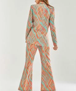 Liquorish Orange Scribble Print Blazer 11 Liquorish Orange Scribble Print Blazer -Liquorish Sales Store 188999f59596424591c84b4301d56818