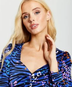 Liquorish Vivid Zebra Print Midi Dress with Sweetheart Neckline - Multicolour -Liquorish Sales Store 195f4d734f97458b99c016eab82b8cf7 scaled