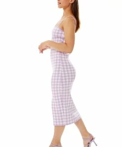 Liquorish Knitted Midi Dress in Lilac and White Check -Liquorish Sales Store 1ffe6d62b7934dc68816d66e9b06d2bc scaled
