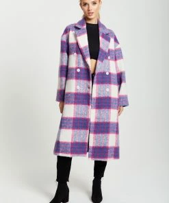 Liquorish Longline Coat in Pink and Navy Checks - Multicolour 10 Liquorish Longline Coat in Pink and Navy Checks - Multicolour -Liquorish Sales Store 25b75984cc3240c98e39850cb3d57f4c scaled