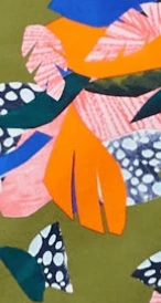 Liquorish Abstract Leaf Print Midi Dress in Olive - Multicolour 7 Liquorish Abstract Leaf Print Midi Dress in Olive - Multicolour - Image 5