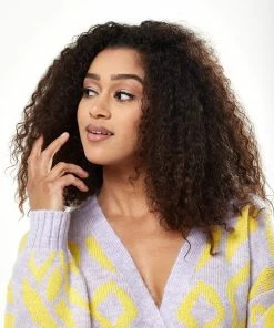 Liquorish Geometric Pattern Cardigan in Yellow and Lilac -Liquorish Sales Store 33456cf6e4d94a4f9d1499c995f6ec6f scaled