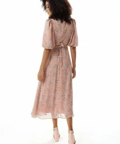 Liquorish Floral Midi Dress with Tie Waist in Pink -Liquorish Sales Store 368f1df0c883431ea44c7a7c11775aa5 scaled