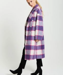 Liquorish Longline Coat in Pink and Navy Checks - Multicolour 11 Liquorish Longline Coat in Pink and Navy Checks - Multicolour -Liquorish Sales Store 3fde2d64533a4d7f87b74e2a0279838a scaled