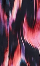 Liquorish Abstract Ikat Print Midi Lace up dress in Black and Pink 7 Liquorish Abstract Ikat Print Midi Lace up dress in Black and Pink - Image 5