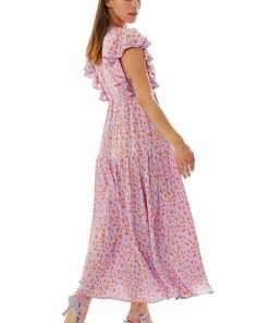 Liquorish cheetah print maxi wrap dress in lilac and orange -Liquorish Sales Store 4a10808400794586b5a30239f072a1d2 scaled