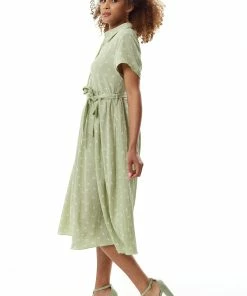 Liquorish Sage Green Cherry Print Midi Dress -Liquorish Sales Store 5188c3107ebf4854a375e8a106f71293 scaled