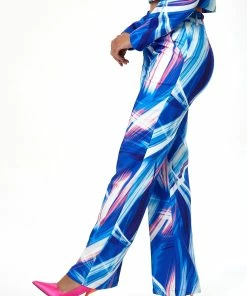 Liquorish graphic print suit trouser & in blue, white & pink -Liquorish Sales Store 59e3ac5c99ef493ba832e4b815475403 scaled