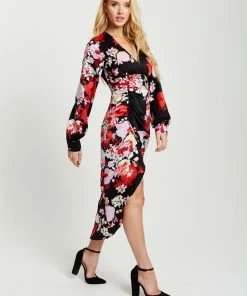 Liquorish Rose Print Midi Dress in Red and Pink - Multicolour 10 Liquorish Rose Print Midi Dress in Red and Pink - Multicolour -Liquorish Sales Store 59f37ef7d3454939b40f5c87537277c6 scaled