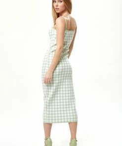 Liquorish Knitted Dress in Green and White Check -Liquorish Sales Store 5bb75741379f4295bcd956d7d94949c8 scaled