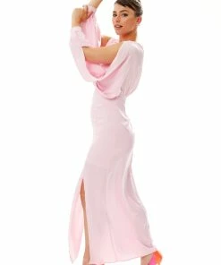 Liquorish Light Pink Maxi Dress with Sleeve Slits 9 Liquorish Light Pink Maxi Dress with Sleeve Slits -Liquorish Sales Store 5fce8937190b4f1f9933e110e9cb354b scaled