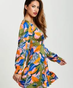 Liquorish Abstract Leaf Print Mini Dress in Olive - Multicolour 11 Liquorish Abstract Leaf Print Mini Dress in Olive - Multicolour -Liquorish Sales Store 6741db9b78c643ee9317bf2295e411f0 scaled