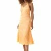 Liquorish Orange Satin Midi Dress -Liquorish Sales Store 74c04e73460448369013a36d16657541 scaled