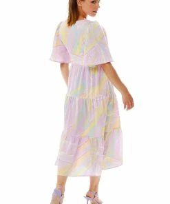 Liquorish Abstract Zebra Print Midi Dress in Lilac with Kimono Sleeves -Liquorish Sales Store 77dc2783e2d84b29b2b293581eb2686d scaled