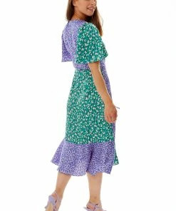 Liquorish Multi Print Midi Wrap Dress in Contrast Colours - Multicolour -Liquorish Sales Store 7b3a41d24ab64018939eeca1a7deb6f2 scaled