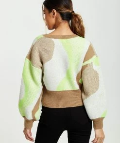Liquorish Cardigan in Brown, Green and Cream - Multicolour -Liquorish Sales Store 834523ea252f40cc9ff4d7be7b1219e4 scaled