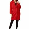 Liquorish Bouclè Coat in Red -Liquorish Sales Store 86f8026e435849bab3250efde79f1cfe
