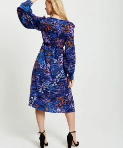 Liquorish Vivid Zebra Print Midi Dress with Sweetheart Neckline - Multicolour -Liquorish Sales Store 9006109a9e044830992e4241731a7143 scaled