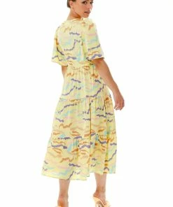 Liquorish Abstract Zebra Print Midi Dress in Yellow with Kimono Sleeves -Liquorish Sales Store 909ed45c210c457ba8d19bcc91001441 scaled