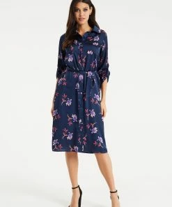 Liquorish Floral Print Shirt Dress in Navy 9 Liquorish Floral Print Shirt Dress in Navy -Liquorish Sales Store 91acf548b2454d8dbeb126504df55c2f scaled