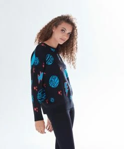 Liquorish Cosmic Pattern Jumper - Multicolour -Liquorish Sales Store 92cadc95e21c417f83b21ed951362a67