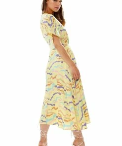 Liquorish Midi Abstract Zebra Print Dress With Mesh Detail in Yellow -Liquorish Sales Store 9cc23db7c2d0443faf610515e44e0b3f scaled