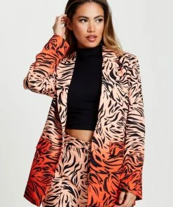 Liquorish Zebra Print Suit Blazer in Orange and Nude -Liquorish Sales Store 9d58692a1dc344a99c0b3a0059ca8ed7 scaled