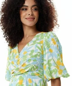 Liquorish Yellow Floral Summer Dress with Tie Waist - Multicolour -Liquorish Sales Store a10da5c661834a108c0e5cc223f480d5 scaled