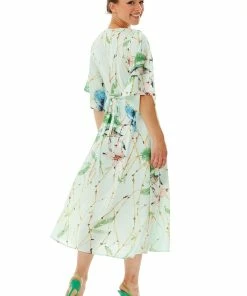 Liquorish Bird Print Midi Wrap Dress in Mint Green -Liquorish Sales Store b19e87a46cd64bed80f28b1985fc21f2 scaled