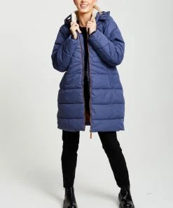 Liquorish Hooded Puffer Coat in Navy - Blue/Navy -Liquorish Sales Store b561c11b8bbe44cb981b828f1330c4d4 scaled