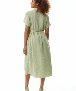 Liquorish Sage Green Cherry Print Midi Dress -Liquorish Sales Store c18f66de1857427fa2e0dc173574d6c3 scaled