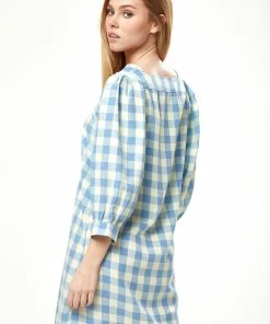 Liquorish Blue Gingham Puff Sleeve Dress 8 Liquorish Blue Gingham Puff Sleeve Dress -Liquorish Sales Store c22d00d4e9d24e1bb39c45afcced062e scaled