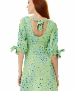 Liquorish Animal Print Mini Dress With a Back Tie Up in Mint - Green -Liquorish Sales Store ca99a78a79b34f439b02baeeef80533e scaled