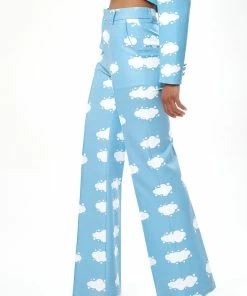 Liquorish Cloud Print Suit Trousers in Blue -Liquorish Sales Store cb2f9dcc1d244636a94e3b9c2dc9ab84 scaled