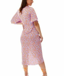 Liquorish Midi Wrap Dress With Cheetah Print In Lilac and Orange -Liquorish Sales Store cd2a0fe70e024024ac3f8993d435fed8 scaled