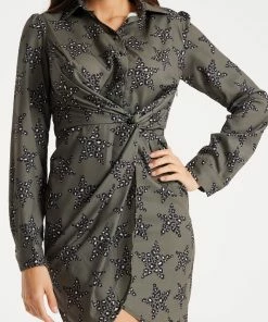 Liquorish Leopard Star Print Mini Dress with Collar and Twisted Front Detail in Khaki 13 Liquorish Leopard Star Print Mini Dress with Collar and Twisted Front Detail in Khaki -Liquorish Sales Store cf60e6a8e380485a90fbe9406bb98da9 scaled