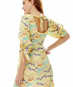 Liquorish Abstract Zebra Print Mini Dress with a Back Tie up in Yellow -Liquorish Sales Store d65d9c76a5bb403ab7bbc596ae84c7e0 scaled