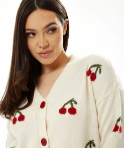 Liquorish Cherry Pattern Cardigan - Cream -Liquorish Sales Store d6d40ab27912475ba7d166a8abb04c24 scaled