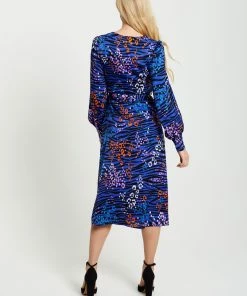 Liquorish Vivid Zebra Print Button up Midi Dress - Multicolour -Liquorish Sales Store dc6998d614e847e3beb923637696b0ea scaled