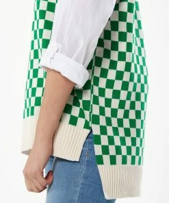 Liquorish Chequered Knitted Vest in Green and Cream 10 Liquorish Chequered Knitted Vest in Green and Cream -Liquorish Sales Store e038afbec74f41dfb7eb15d7082c3cf9