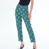 Liquorish African print suit trousers in green, yellow & navy - Multicolour -Liquorish Sales Store e4b088d8dcd542f0a86f4008824179b5