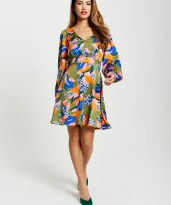 Liquorish Abstract Leaf Print Mini Dress in Olive - Multicolour 10 Liquorish Abstract Leaf Print Mini Dress in Olive - Multicolour -Liquorish Sales Store e70673129b894560b8d2e52f1ba29d19 scaled