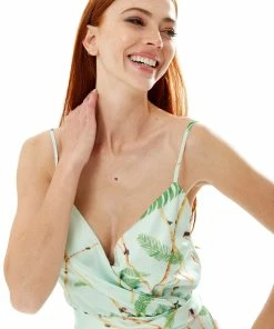 Liquorish Bird Print Cami Midi Dress in Mint Green -Liquorish Sales Store e81239e2258641968a610d061d206b8f scaled