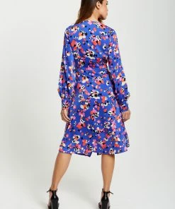 Liquorish Multicolour Abstract Dot Print Midi Wrap Dress in Blue -Liquorish Sales Store e9bf24f55b3e4c4abe9ebd8a4efc93fe scaled