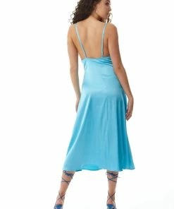Liquorish Blue Satin Midi Dress -Liquorish Sales Store ede37f32d2d8425681ba33e96d61b5c9 scaled